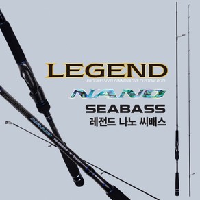 바닉스 레전드 나노 씨배스 LEGEND NANO SEABASS 루어대 농어 세미 하드케이스 포함, 옵션:S852L