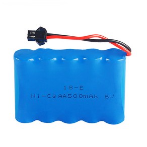 NICD 충전식 배터리 팩 RC 자동차 트럭 탱크 건용 6V 500mAh 700mAh 1400mAh 1800mAh, 1개