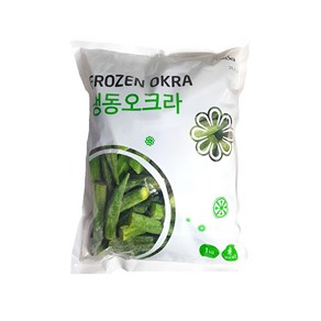 랜시 오크라 냉동야채 레이디핑거(냉동), 1개, 1kg