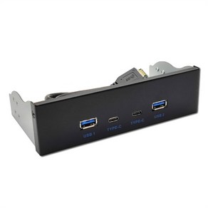 PAN4USB-V01 USB 3.2 전면 패널 허브 광학 드라이브 USB3.2 Type-C 19 핀 커넥터