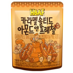 바프 카라멜아몬드앤프래첼 40g, 1개