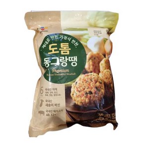 [씨제이] CJ 비비고 도톰 동그랑땡, 1.5kg, 2개