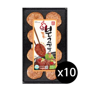 [다만세푸드] 한성 전통 불고기맛 경단 115g x 10개 / 동그랑땡 떡갈비