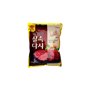 [트윈스몰] 대용량 업소용 조미료 미원 쇠고기 실속 다시(2kg), 1개, 2kg