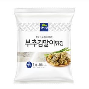 면사랑 부추김말이튀김 1kg(25g X 40개), 1개, 1kg