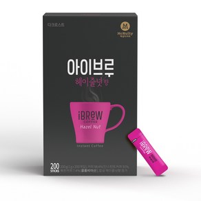 맥널티 아이브루 블랙커피 헤이즐넛향 다크로스트 400개입 (200T x 2개)