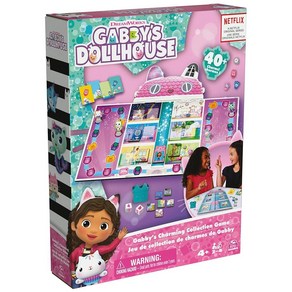 Spin Maste Games Gabby's Dollhouse Chaming Collection 게임 아동용 보드 가족 및 만 4세 이상 유치원 게임, 1개