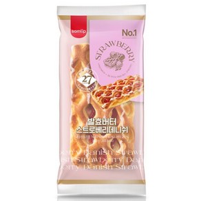 [보아스몰] 삼립 스트로베리데니쉬 100g x 10봉, 10개