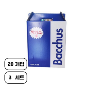 박카스 선물세트 선물용, 3set, 60개, 120ml