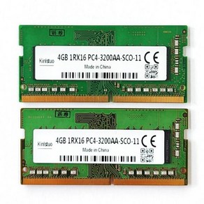 DDR4 RAMS 4GB 3200MHz 노트북 메모리 dd4 4GB 1RX16 PC4-3200AA-SCO-11 SODIMM 메모리 1.2v 노트북 260PI, [01] 4GB 3200 X1, 01 4GB 3200 X1, 1개