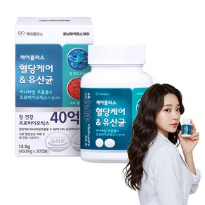 경남제약헬스케어 케어플러스 혈당케어&유산균, 1개, 30정