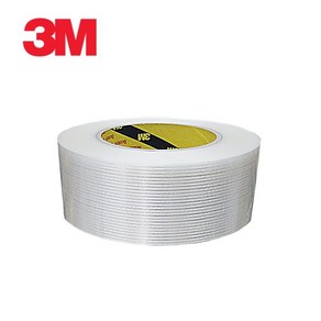 3M 8915 필라멘트 테이프 35mm 40mm 45mm 50mm 75mm 100mm 포장 유리섬유, (폭50mm), 1개