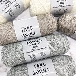 [팩-10볼] 랑 자울 LANG JAWOLL 50g/ 수입 고급 손뜨개 실 울혼방, 358, 1개