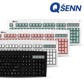 큐센 QSENN SEM-DT35W 무선 키보드 화이트