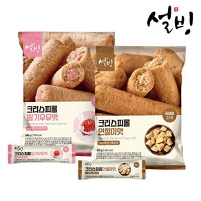 설빙 크리스피롤 인절미 500g+딸기우유 500g, 1개