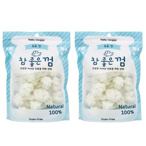 헬로도기 강아지 참좋은껌 실타래 우유껌 M 10p, 우유맛, 150g, 2개