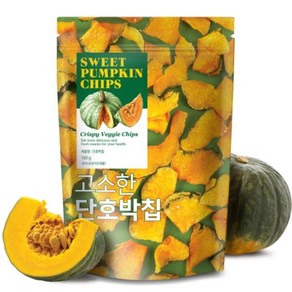 하루견과 단호박칩 크리스피 건강 간식, 160g, 6개