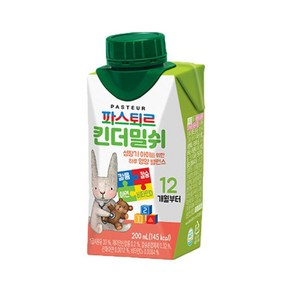 파스퇴르 킨더밀쉬 200ml 18개 12개월부터 438279