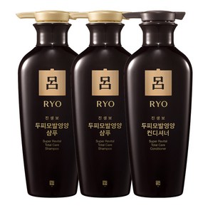 AP 려 진생보 모발영양 중건성 400ml 샴푸 x2개+ 린스, 2개