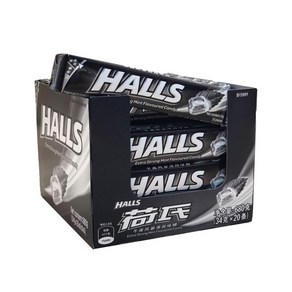 말레이시아 HALLS 호올스 엑스트라 스트롱 캔디 34g x 20개입