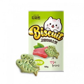 (5 세트) 너를위한디저트 고양이 비스켓 참치맛 100g, 5개