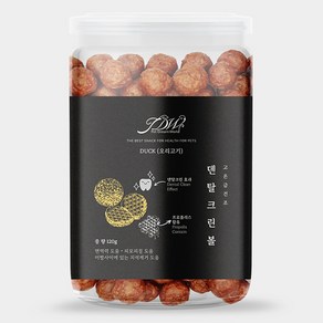 강아지 수제간식 덴탈케어 치석제거 덴탈 크린볼, 오리고기, 120g, 2개