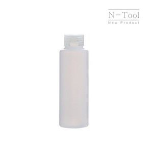 엔툴 반투명 소분용기 100ml 24파이 투명캡 HDPE, 1개