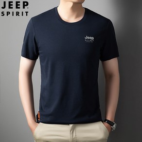 JEEP SPIRIT 지프 남성용 편안한 캐주얼 라운드 넥 반팔티셔츠 HB-T6658+사은품