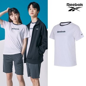 푸마키즈 [REEBOK] NEW 리복키즈 주니어 흡한속건 티셔츠 화이트