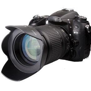 카메라 렌즈후드 Canon 1300d 1200d 800d 760d 750d 700d 650d 600d 100d 80d 70d 77d 60d 및 18-55mm 렌즈 용 58mm, 1개