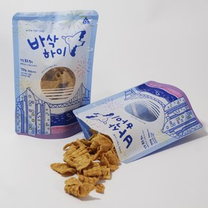 어포튀김 바삭하이 맥주안주 야식 간식 꾸이꾸이, 70g, 1개