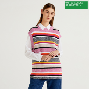 베네통 Loose fit knit vest 2F_1093E101Y_901 백화점 아울렛 (4266558)