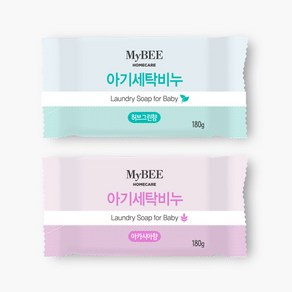 마이비 New 아기세탁비누180g/아카시아향/허브그린향, 1개