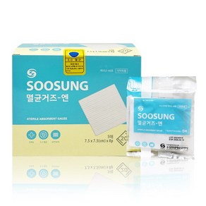 [세븐메디컬] 수성 멸균거즈엔 4호 10cm x10cm, 1개