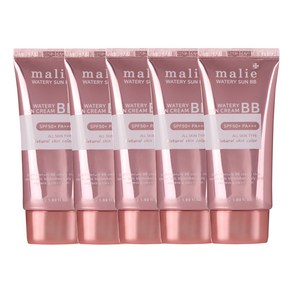 에코제이 마리에 워터리 썬 비비크림 BB크림 SPF50+ / PA+++ 5개, 50g, 본품