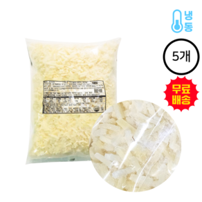 건국유업 모짜렐라치즈, 5개, 2.5kg