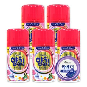 산도깨비 향기속으로 리필용 방향제 라벤다향, 5개, 290ml