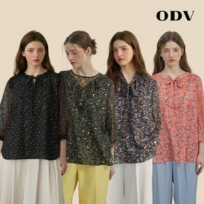 [쇼핑엔티] 25SS ODV 쿨샤벳 블라우스 4종