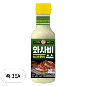 오뚜기 와사비 소스, 310g, 3개