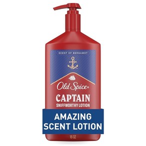 올드스파이스 남성용 핸드 페이스 및 바디 로션 473.2ml, Captain with Begamot, 1개