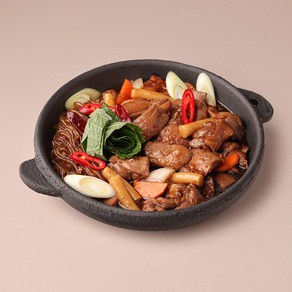 청춘불판 순살 안동 찜닭 900g 순살찜닭 간장찜닭 간장양념 특제소스 간편조리