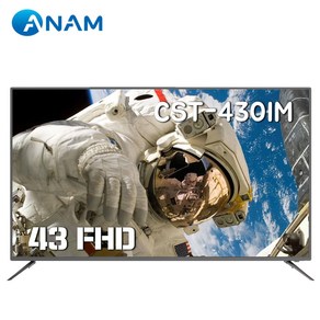 아남 Full HD LED 43형 TV 자가설치, 109cm(43인치), CST-430IM, 택배배송 자가설치