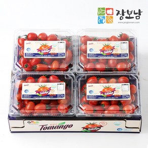 장보남 스테비아 토마토 대추토망고 500gx4팩, 1박스, 2kg(500gx4팩)