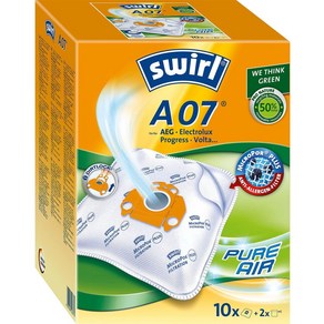 Swirl A07 독일 스월 AEG 일렉트로룩스 진공청소기용 먼지봉투 10매