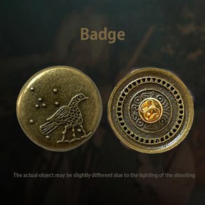 Black Myth Wukong 목걸이 반지 배지 게임 주변 선물 장식품, Badge, 1개