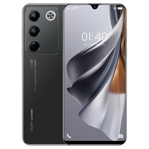 2024 노트 40 프로 스마트폰 5G 7.3 인치 HD 16G + 1TB 휴대폰 듀얼 SIM 50 108MP 6800mAh 안드로이드 14 언락, 09 8GB 256GB Black, 1개