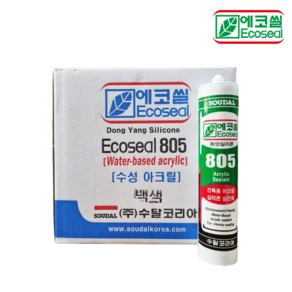 동양에코씰 805 친환경 아크릴 수성 실리콘1박스 25입, 25개