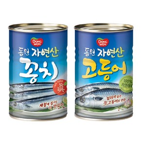 동원 통조림 2종 세트, 400g, 2개