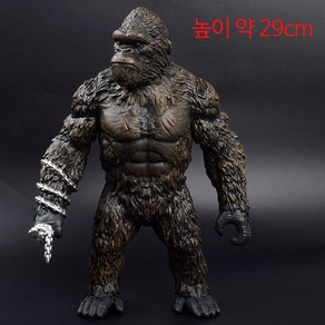 고질라 괴수 공룡 킹콩 용가리 해골도 고릴라 모형 진열 키덜트, Q_큰 사이즈 B는 약 29cm, 1개