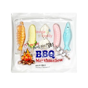 bbq 마시멜로우 물고기모양 구워먹는 캠핑 용품, 1개, 150g